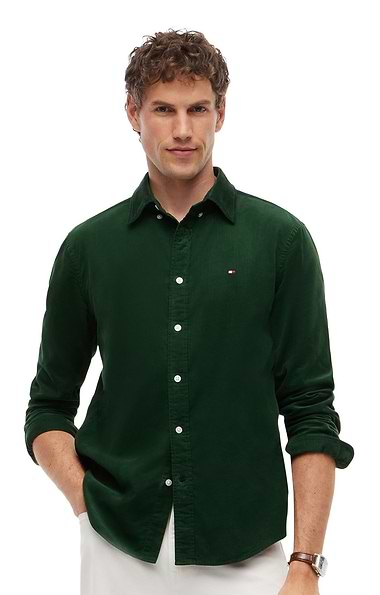 Men's Tommy Hilfiger Solid Corduroy Shirt