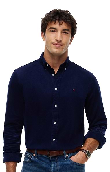 Men's Tommy Hilfiger Solid Corduroy Shirt