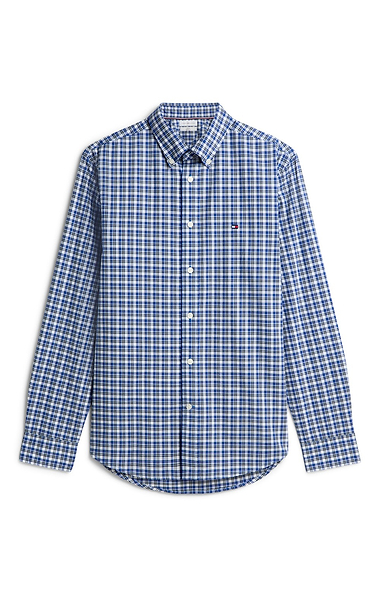 Men's Tommy Hilfiger Tartan Poplin Regular Fit Shirt