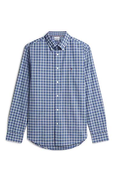 Men's Tommy Hilfiger Tartan Poplin Regular Fit Shirt