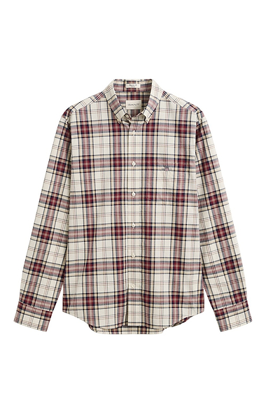 Men's Gant Regular Poplin Large Check Shirt