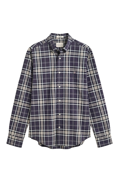 Men's Gant Regular Poplin Large Check Shirt
