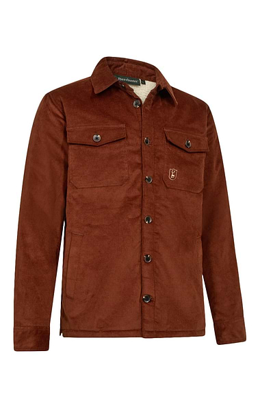 Men's Deerhunter Sherpa Lined Corduroy Shirt