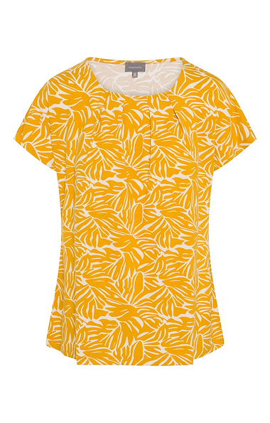 Ladies Print Jersey Short Sleeve Top