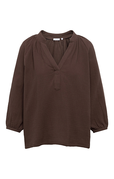 Ladies Cotton V Neck Blouse