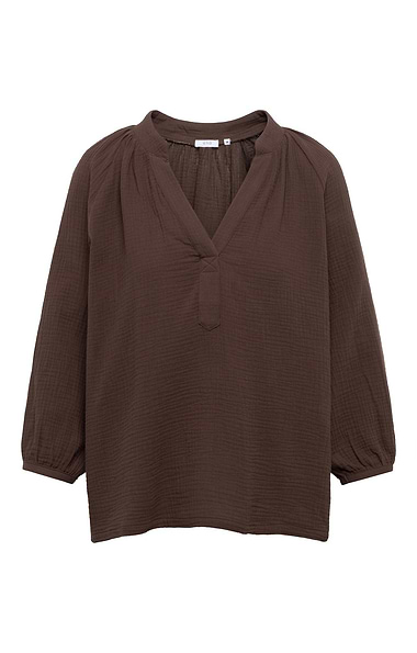 Ladies Cotton V Neck Blouse