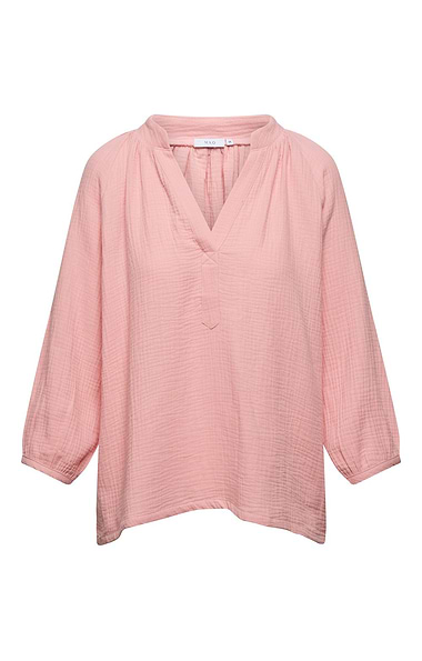 Ladies Cotton V Neck Blouse