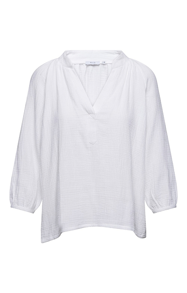 Ladies Cotton V Neck Blouse