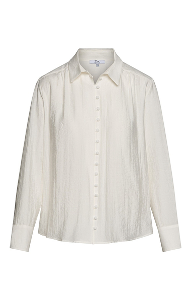 Ladies Covered Button Blouse