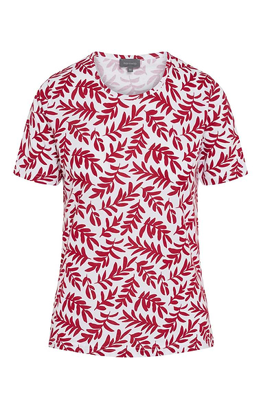 Ladies Cotton Two Colour Floral Print Top