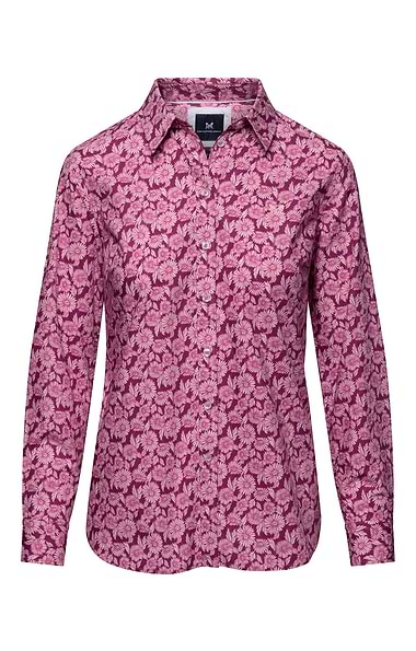 Ladies Crew Clothing Lulworth Print Shirt