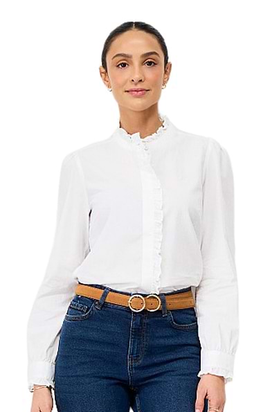 Ladies Crew Clothing Pie Crust Shirt