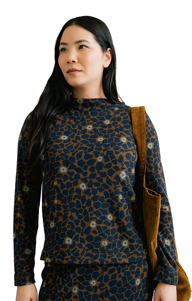 Ladies Lily & Me Cairn Print Jumper