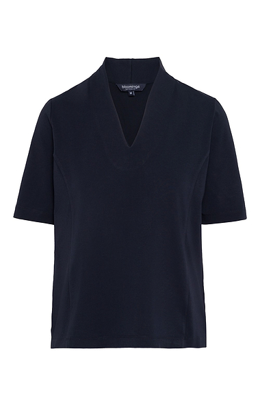 Ladies Cotton Stretch V Neck Top