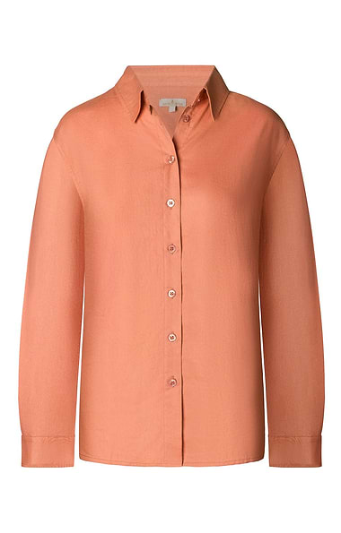 Ladies Linen Blend Oversize Shirt