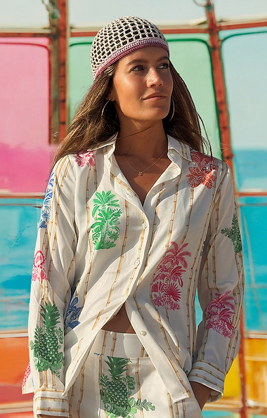 Ladies Vilagallo Palmtree Shirt