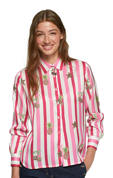 Ladies Vilagallo Leopard Shirt