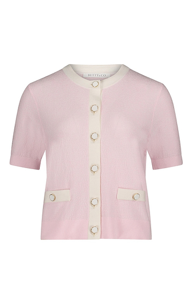 Ladies Betty & Co Contrast Trim Cardigan