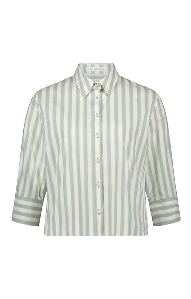 Ladies Betty & Co Stripe Boxy Fit Shirt