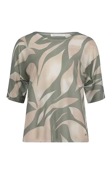 Ladies Betty & Co Batwing Print Top