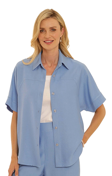 Ladies Pomodoro Short Sleeve Relaxed Fit Shirt