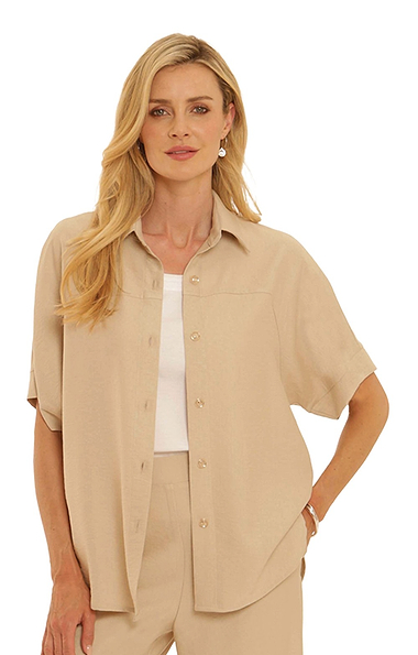 Ladies Pomodoro Short Sleeve Relaxed Fit Shirt