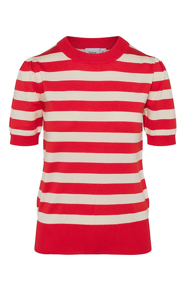 Ladies Saint Tropez Mila Stripe Jumper