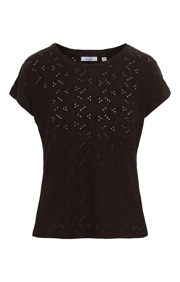 Ladies Embroidered Anglaise T-shirt