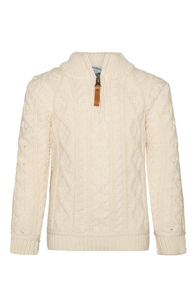 Child's Aran T-Zip