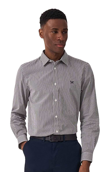 Men's Crew Clothing Classic Micro Gingham Shirt