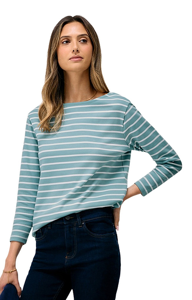 Ladies Crew Clothing Essential Breton