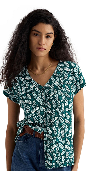 Ladies Seasalt Studio Glass Short Sleeve Top