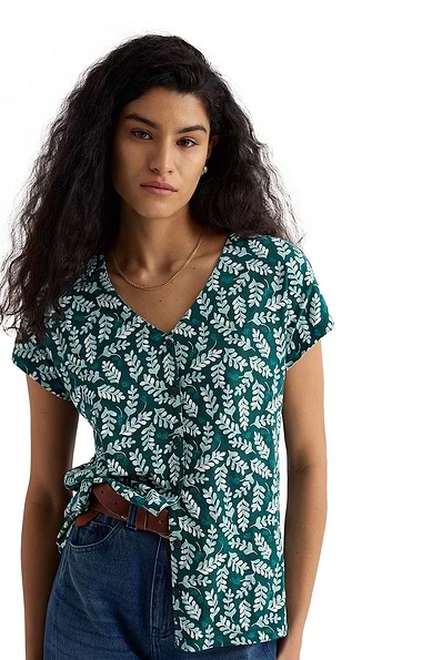 Ladies Seasalt Studio Glass Short Sleeve Top