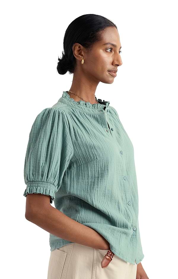 Ladies Seasalt Shore Path Cotton Shirt