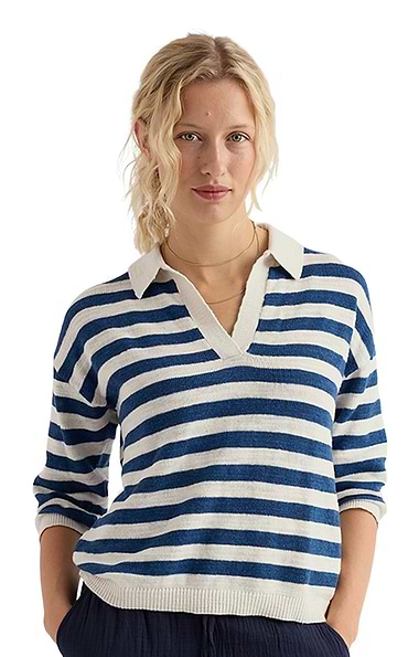 Ladies Seasalt Gwynver Cotton-linen Jumper
