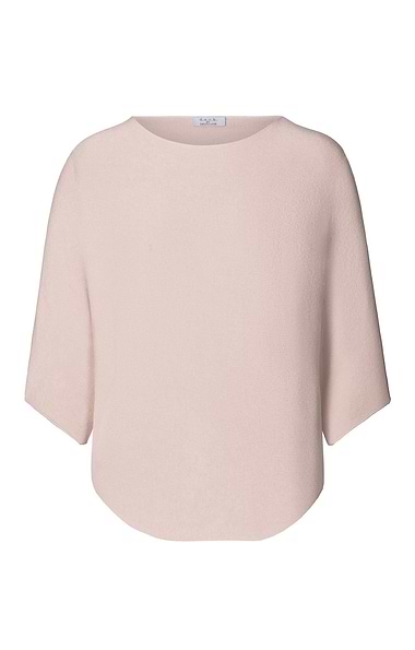 Ladies Ribbed Sleeve Poncho