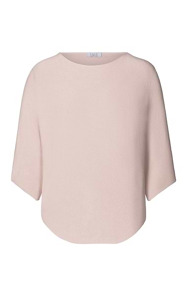 Ladies Ribbed Sleeve Poncho