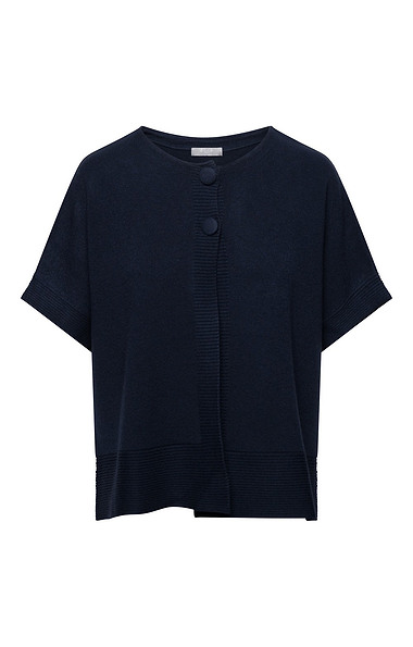 Ladies Two Button Sleeveless Cardigan