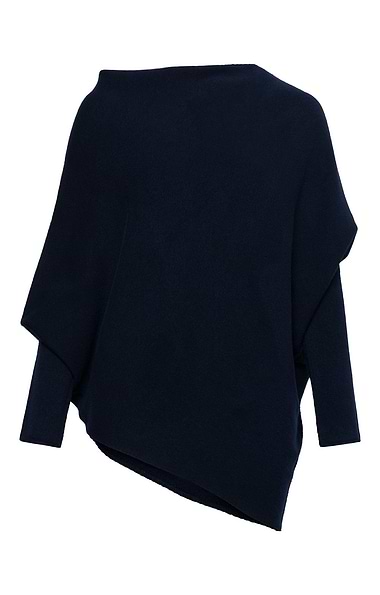 Ladies Knit Poncho
