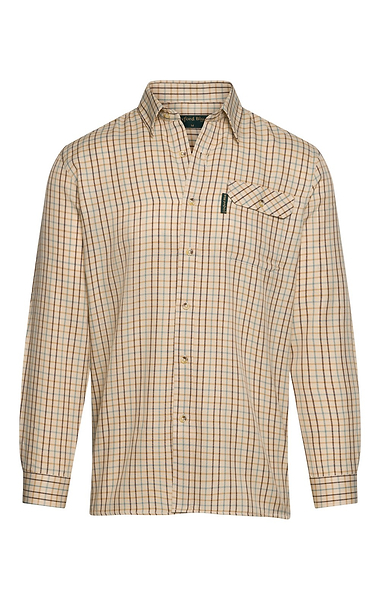 Men's House of Bruar Tattersall Cotton Blend Shirt