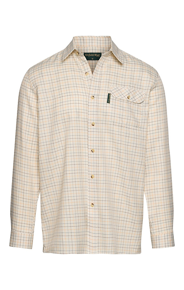 Men's House of Bruar Tattersall Cotton Blend Shirt