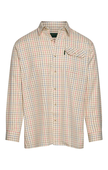 Men's House of Bruar Tattersall Cotton Blend Shirt