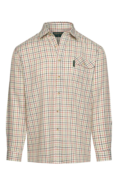 Men's House of Bruar Tattersall Cotton Blend Shirt