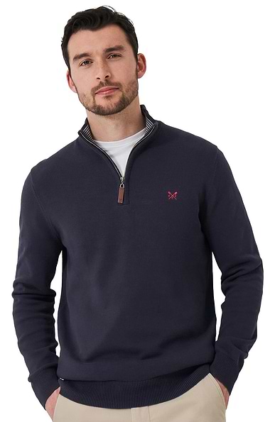 Men's Crew Clothing Classic Half Zip Sweater