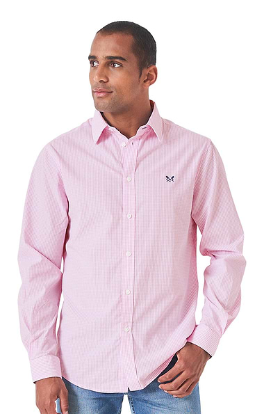 Men's Crew Clothing Classic Micro Stripe Shirt