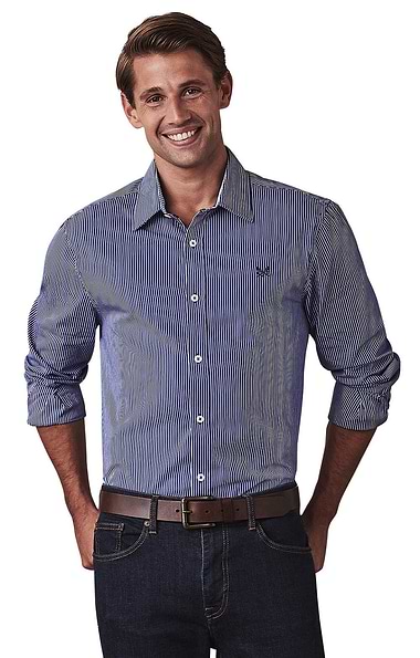 Men's Crew Clothing Classic Micro Stripe Shirt