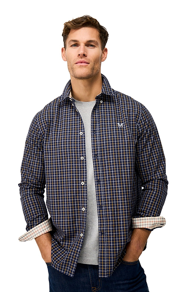 Men's Crew Clothing Classic Twill Check Shirt