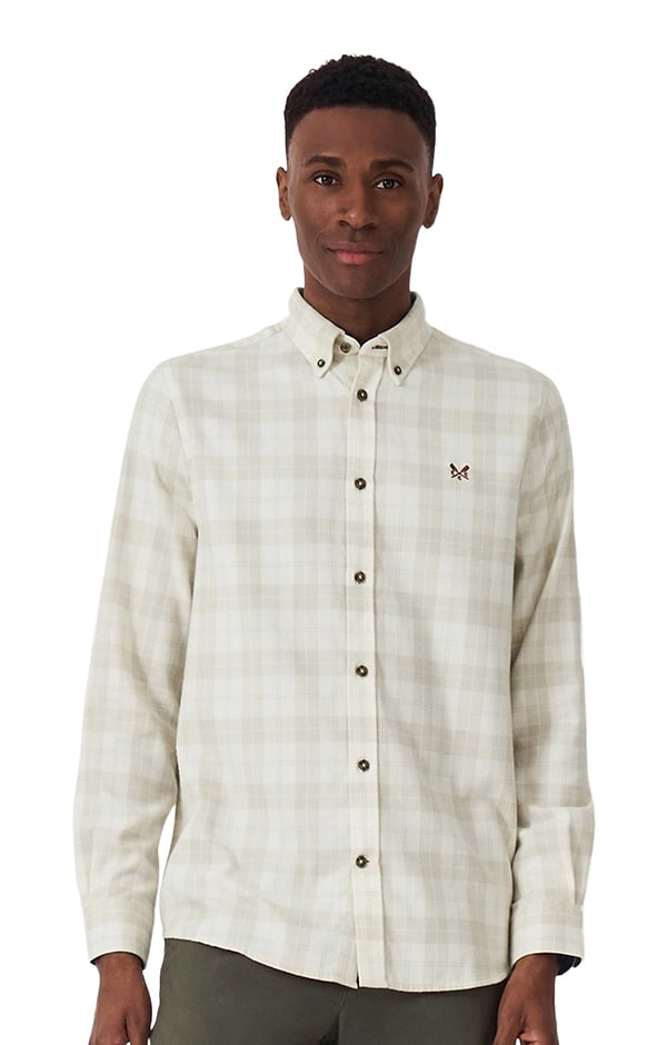 Men's Crew Clothing Hurst Check Flannel Shirt