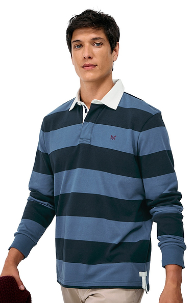 Men's Crew Clothing Heritage Stripe Rugby Shirt
