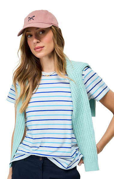 Ladies Crew Clothing Breton T-Shirt